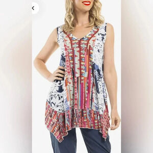 Orientique  Naturally Australia | Abstract Print Tank Top